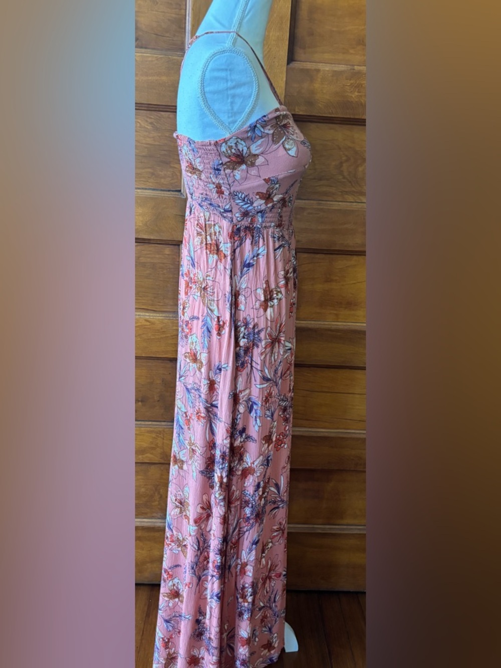 Free People "One Step Ahead" floral print halter neck maxi dress - Picture 7 of 11